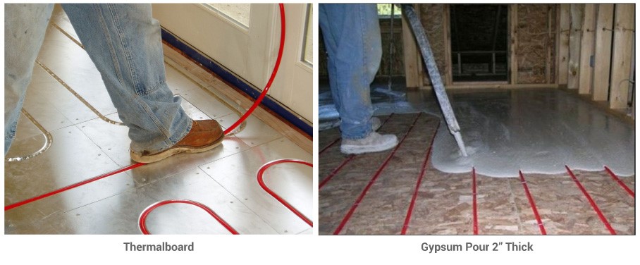 Thermalboard Compared to Gypsum Concrete Pour